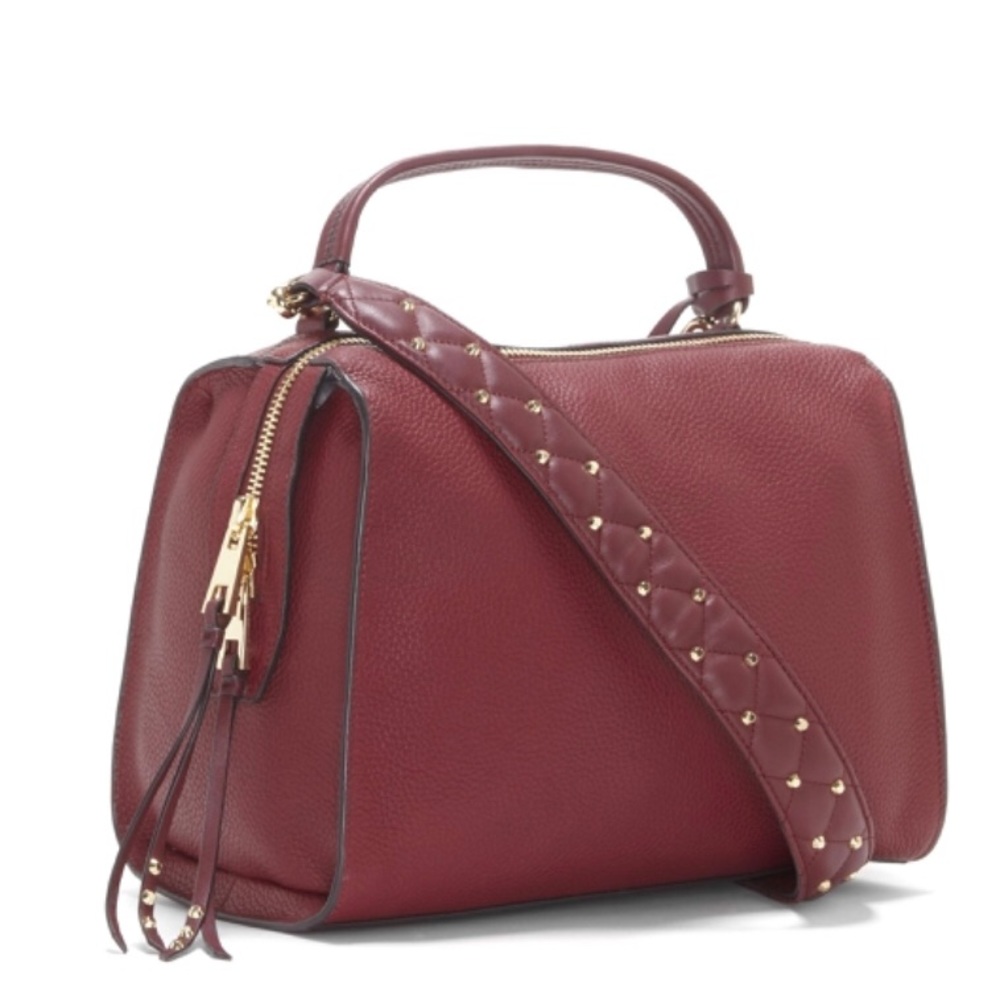 NEW! Vince Camuto Greta Pebble Leather Handbag